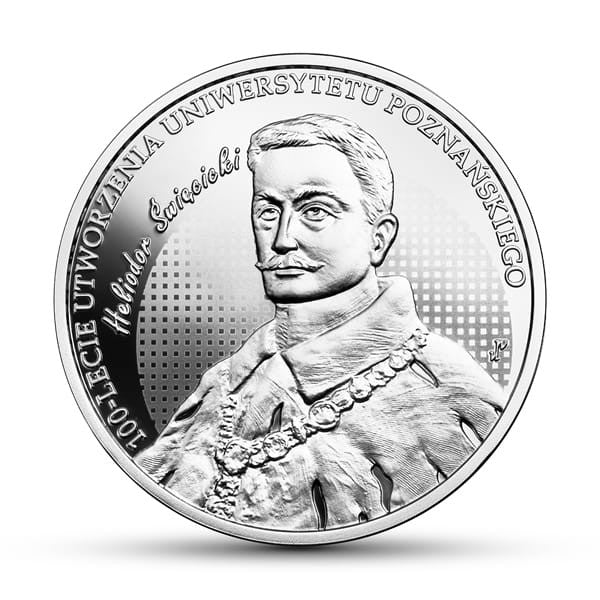 10 zł 100-lecie utworzenia Uniwersytetu Poznańskiego 2019