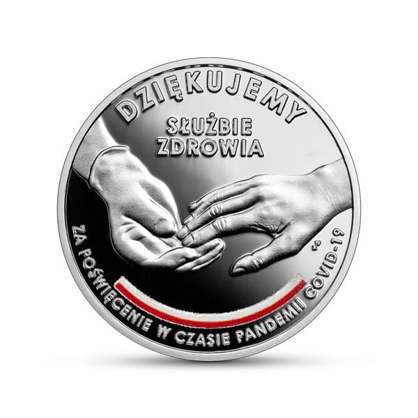 10 zł Dziękujemy służbie zdrowia za poświęcenie w czasie pandemii COVID-19 2021