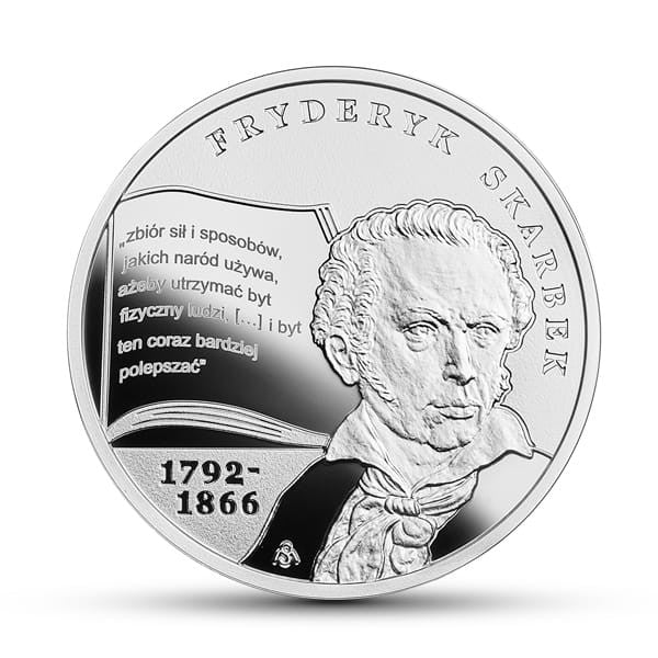 10 zł Wielcy ekonomiści - Fryderyk Skarbek 2018