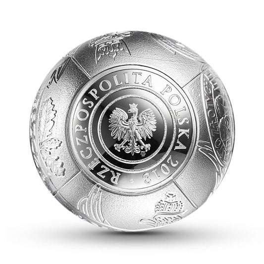 100 zł 100r odzyskania niepodległości 2018 kula
