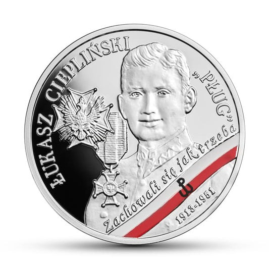 10 zł żołnierze niezłomni - Łukasz Ciepliński „Pług” 2019